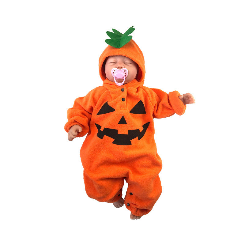 Halloween Cotton Long-Sleeve Romper