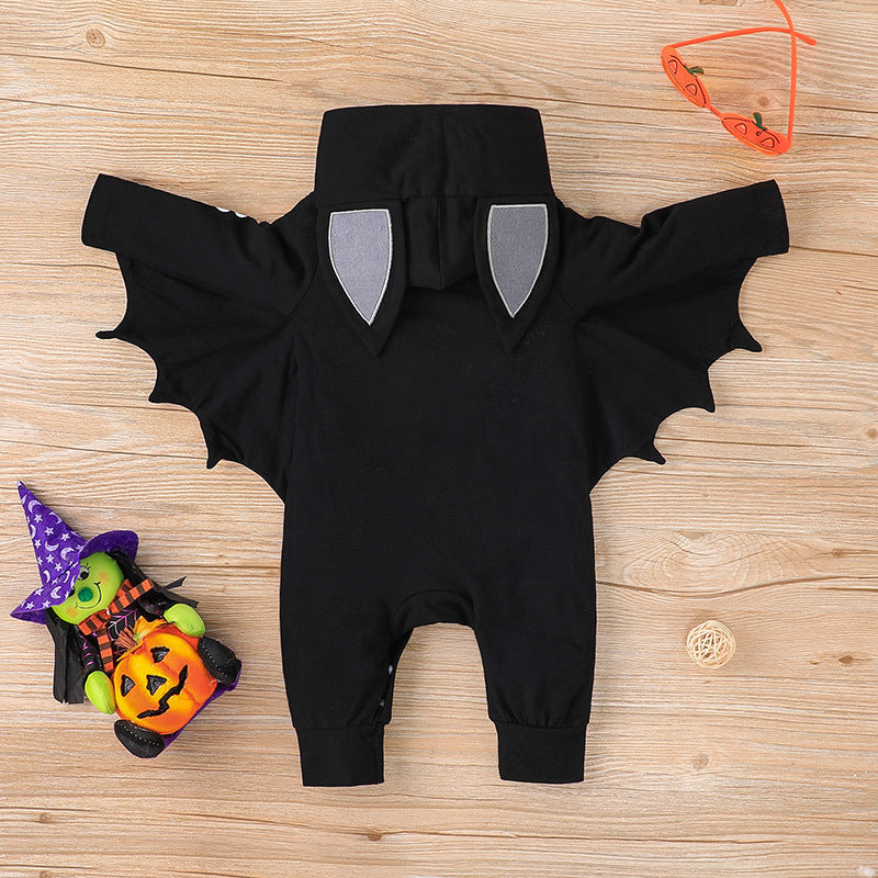 Halloween Bat Baby Romper