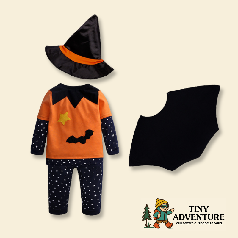 Halloween Pumpkin 4-Piece Baby Set