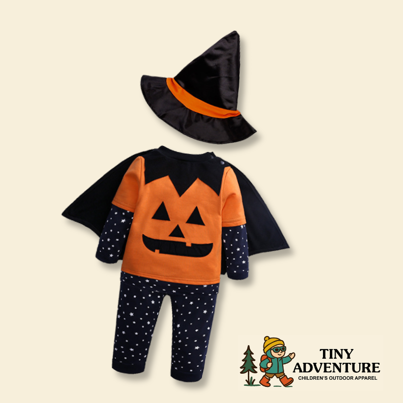 Halloween Pumpkin 4-Piece Baby Set