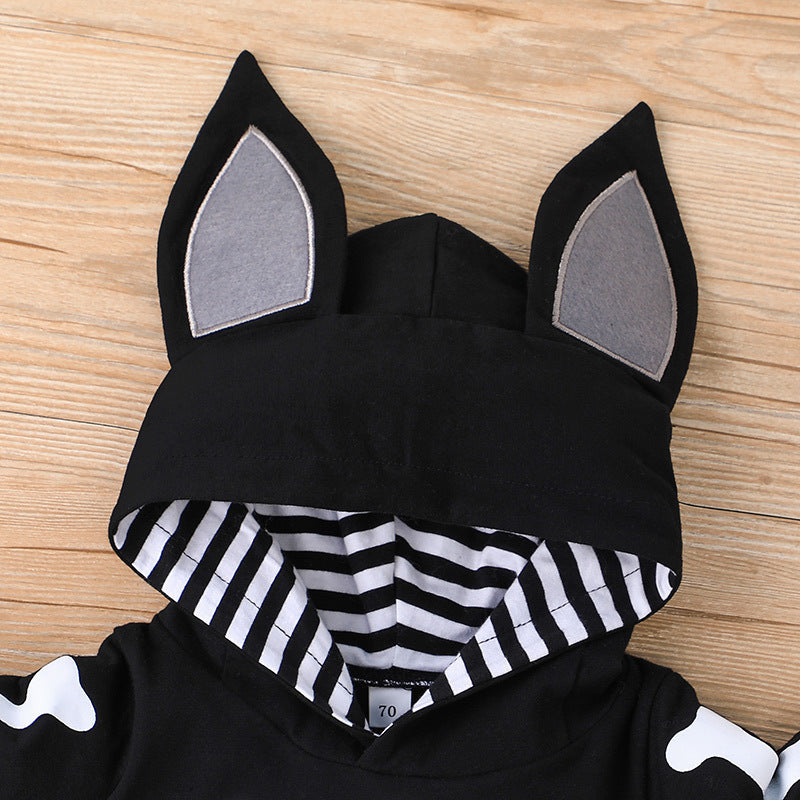 Halloween Bat Baby Romper