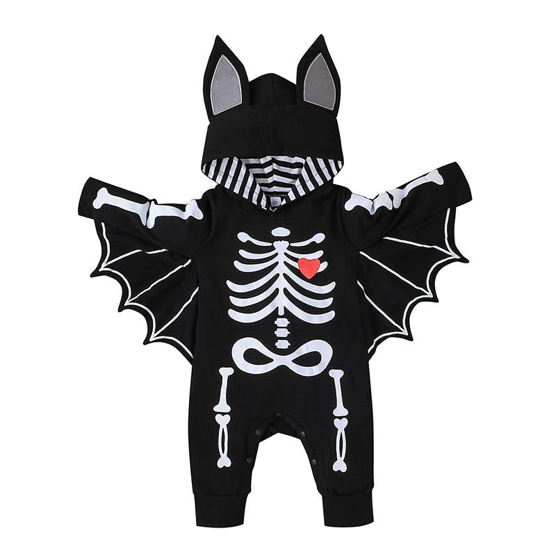 Halloween Bat Baby Romper