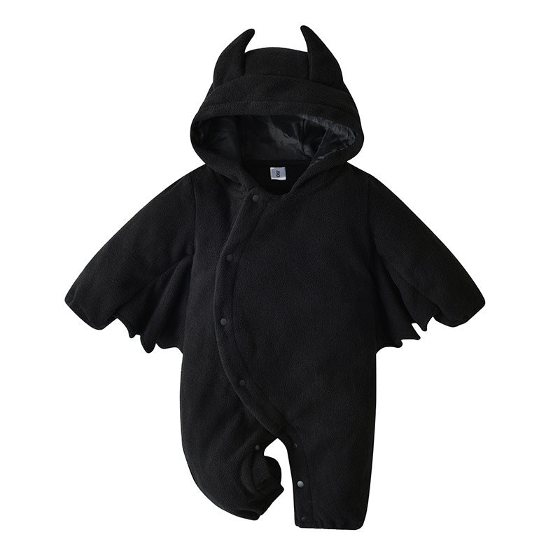 Halloween Bat Hooded Onesie