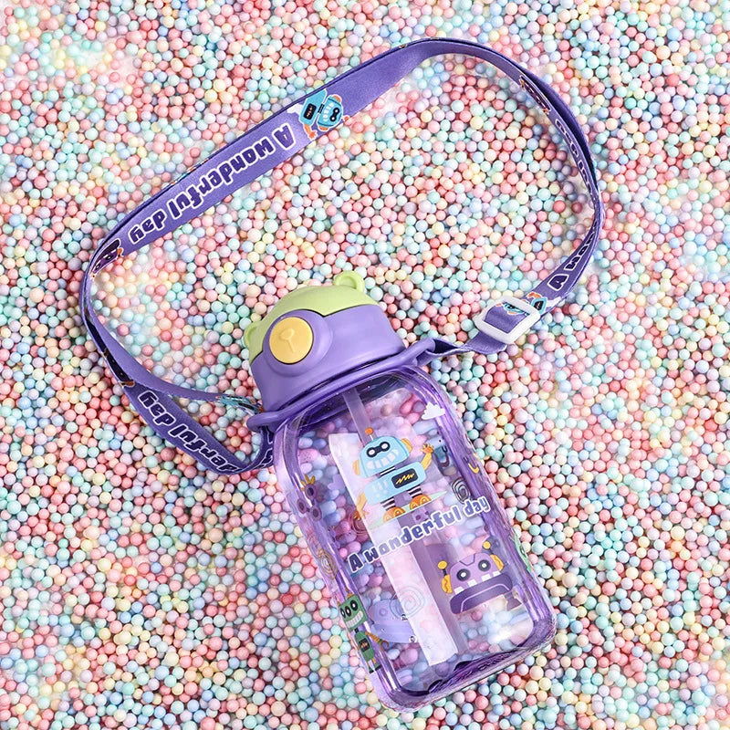 Kids Water Sippy Cup with Straw & Handle β Portable & Easy to Use