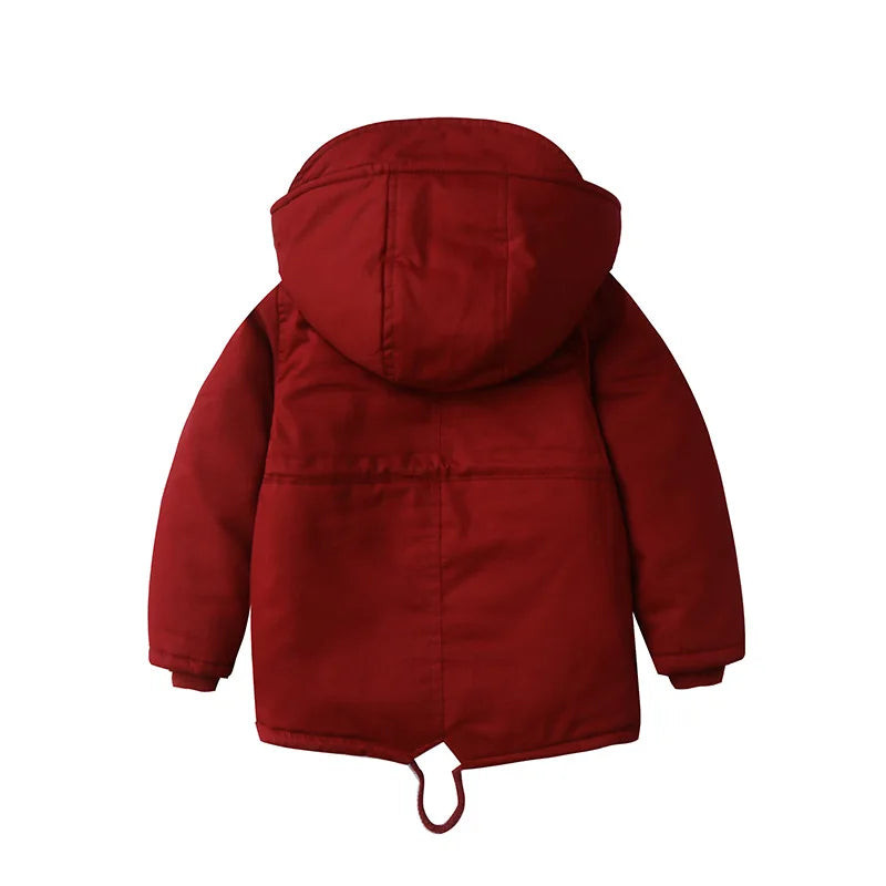 2025 Autumn & Winter Kids Hooded Warm Jacket