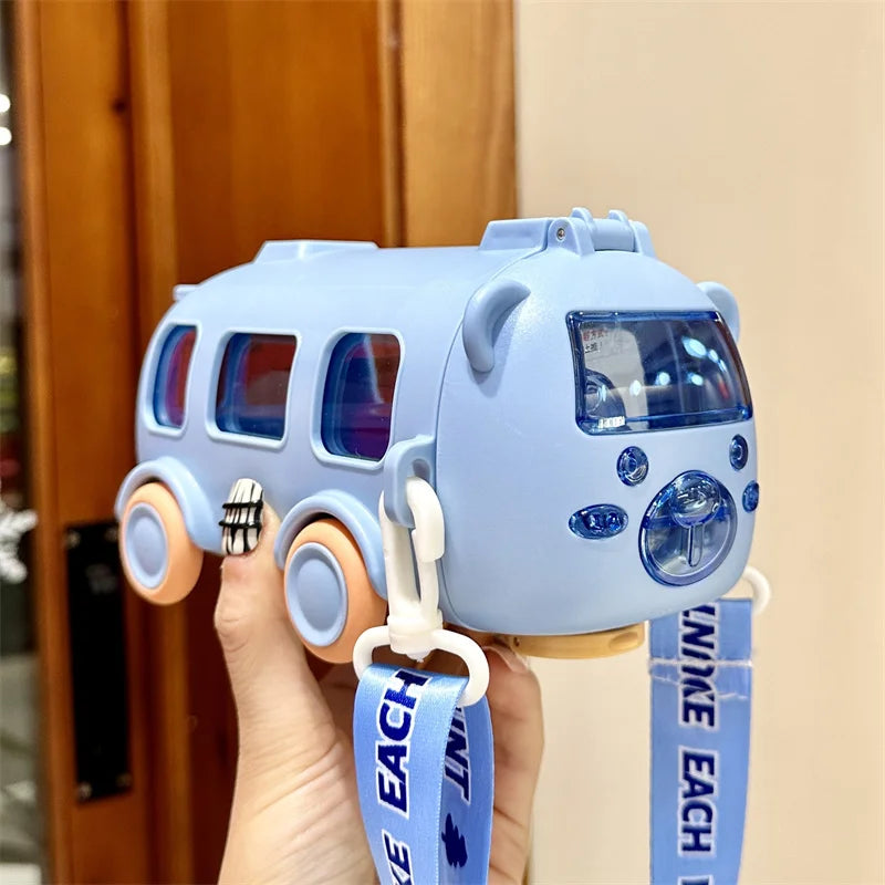 Kids Cartoon Water Bottle with Straw β Leakproof & Portable