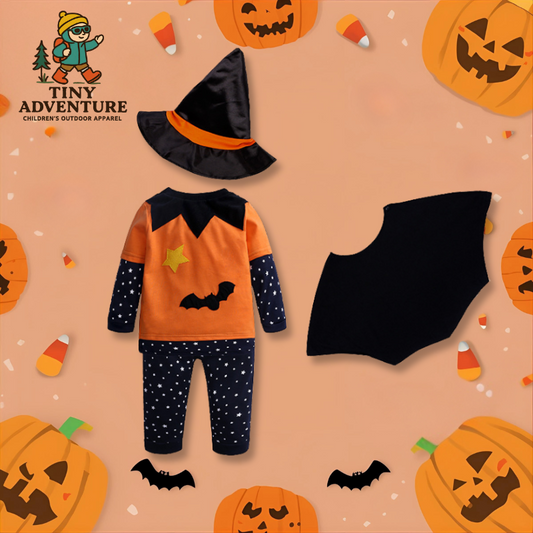 Halloween Pumpkin 4-Piece Baby Set