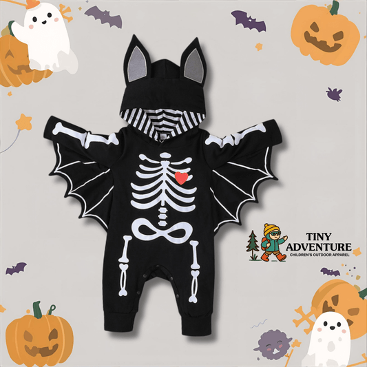Halloween Bat Baby Romper
