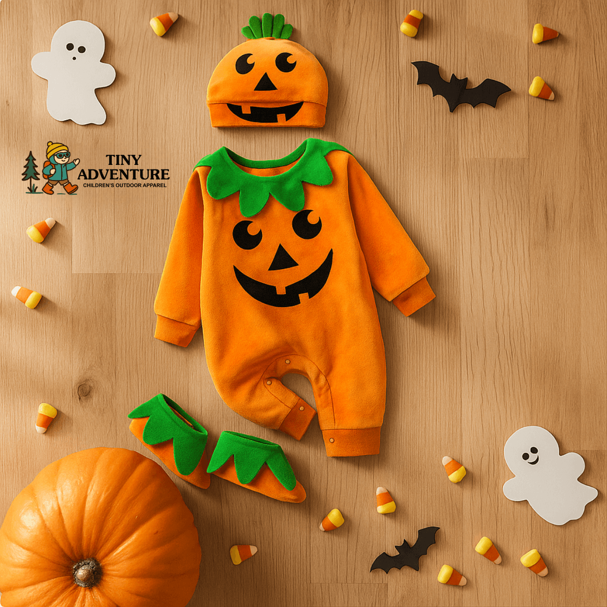 Halloween Baby Romper Set – Cozy & Spooky-Cute
