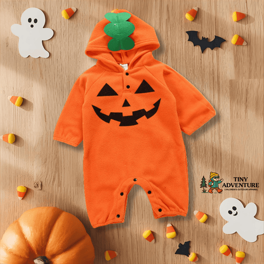 Halloween Cotton Long-Sleeve Romper