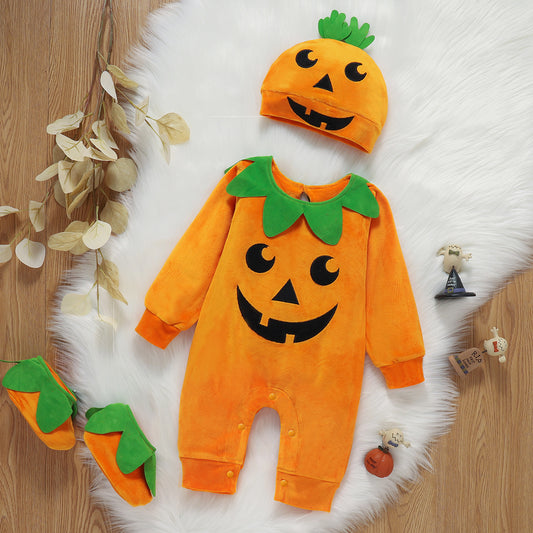 Halloween Baby Romper Set – Cozy & Spooky-Cute