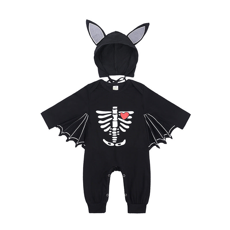 Halloween Bat Baby Romper