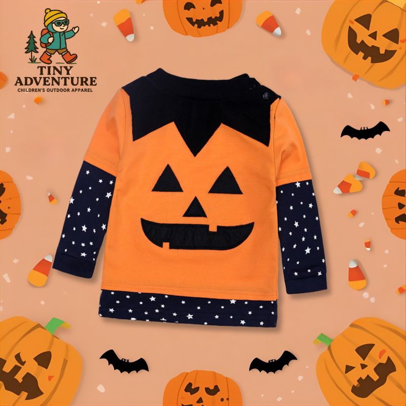 Halloween Pumpkin 4-Piece Baby Set