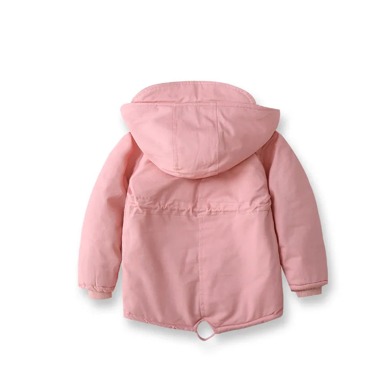 2025 Autumn & Winter Kids Hooded Warm Jacket