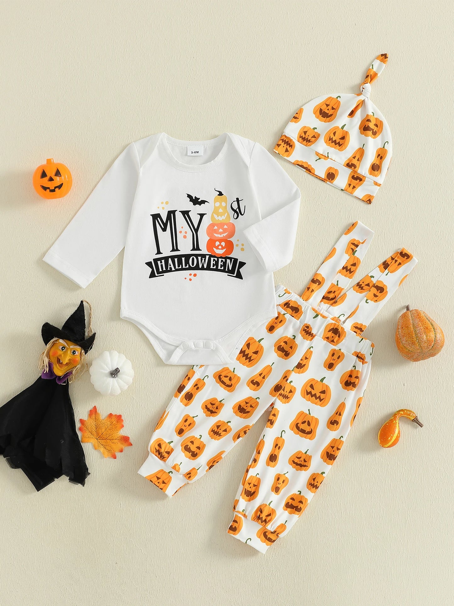 Baby Halloween 3-Piece Outfit 🎃