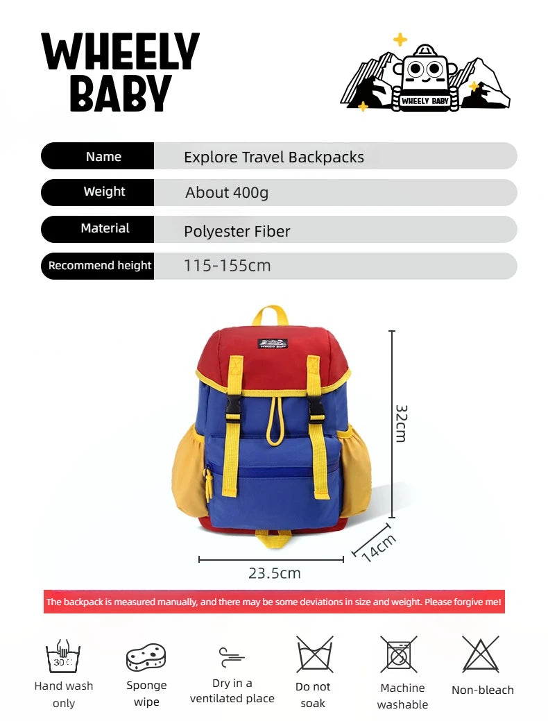 Kids’ Adventure Backpack – Lightweight & Waterproof Travel Bag