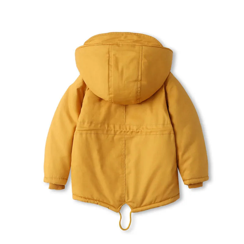 2025 Autumn & Winter Kids Hooded Warm Jacket