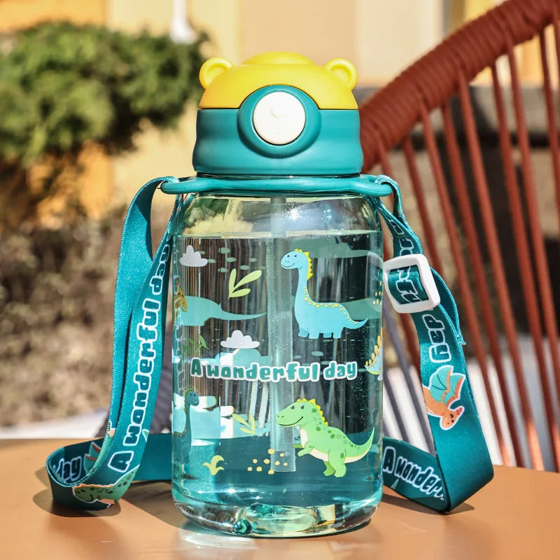 Kids Water Sippy Cup with Straw & Handle – Portable & Easy to Use