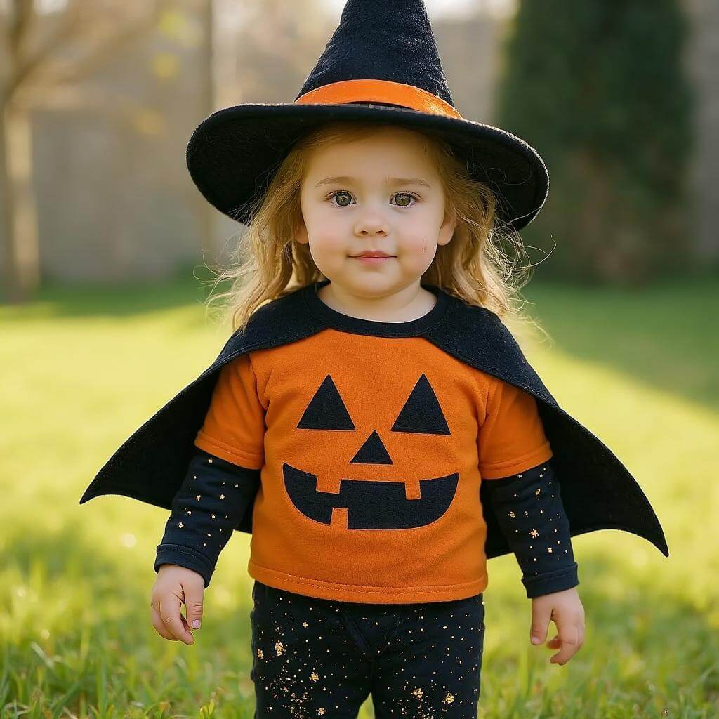 Halloween Pumpkin 4-Piece Baby Set
